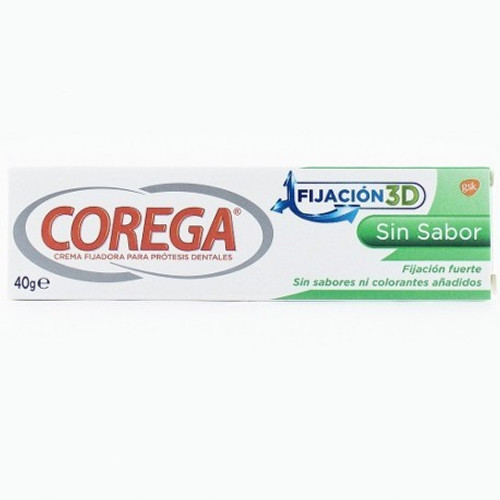 Corega crema extra fuerte sin sabor adhesivo prótesis dental (a)