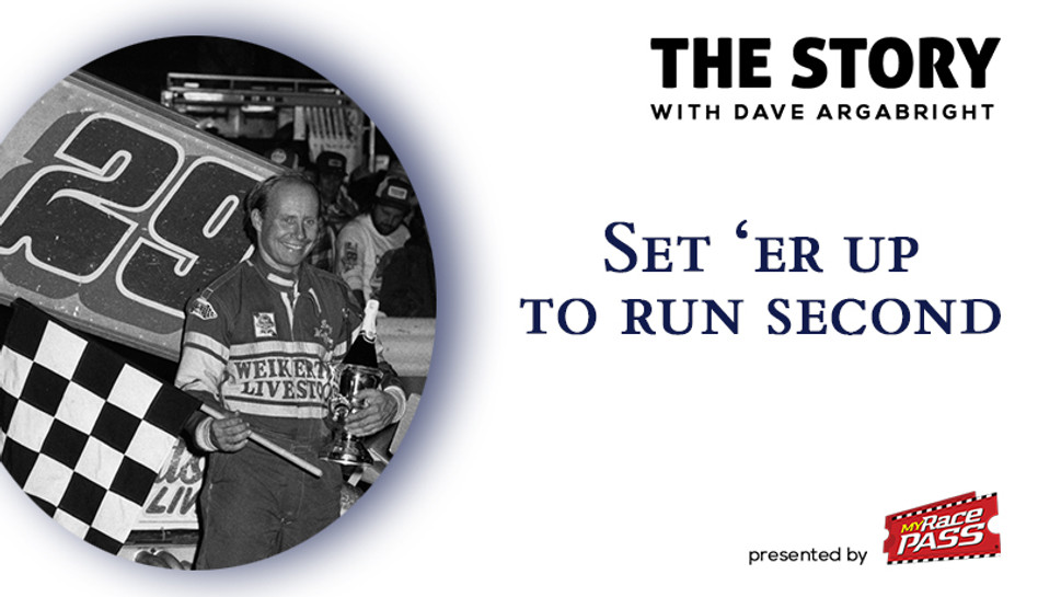 Set 'er up to run second!