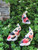 Set of 3 Kohaku Koi 2nds - FREE SHIPPING