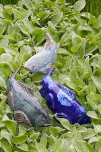 Set of 3 Blue Medium Koi