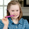 The long extension reaches the back molar area where chewing is needed the most