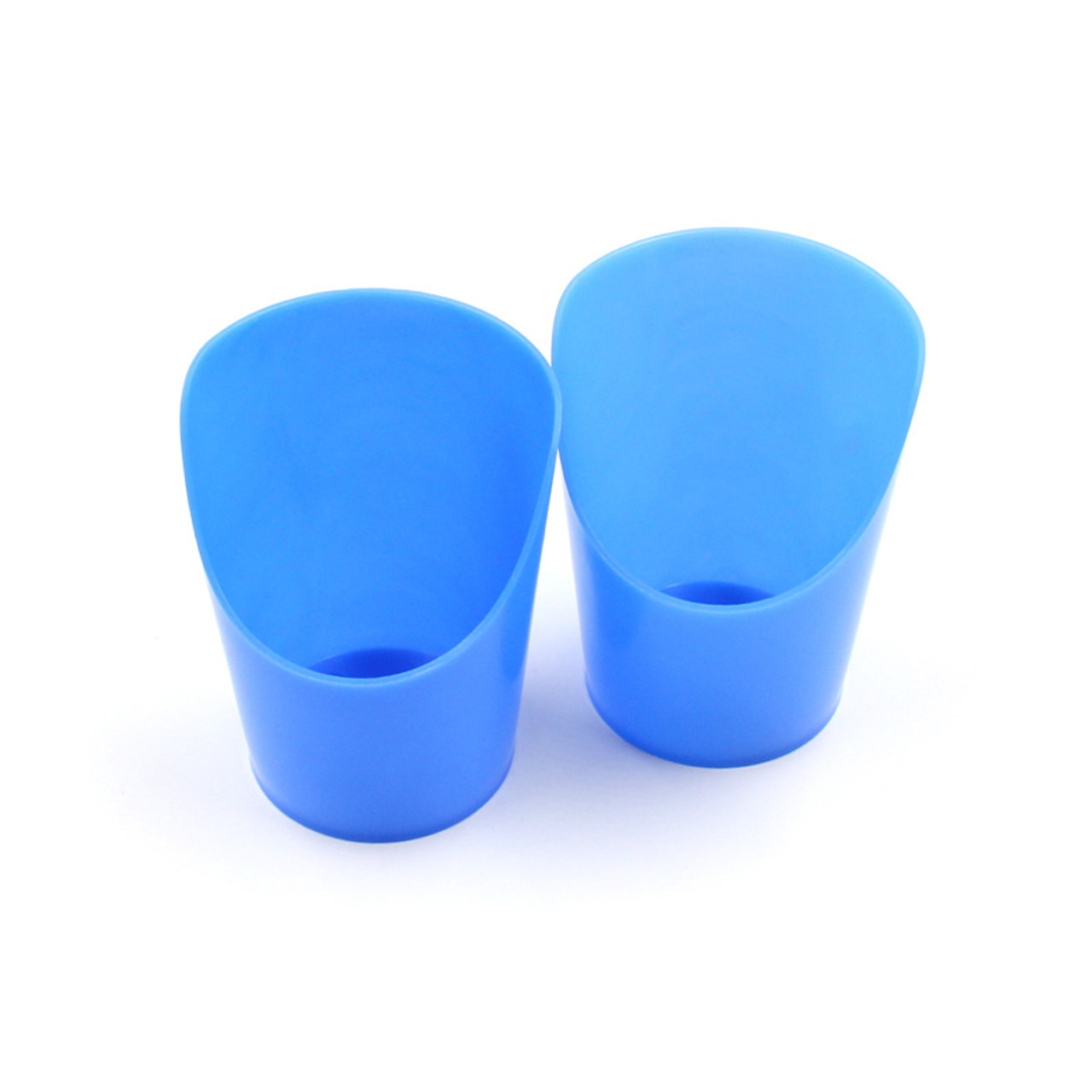 Combo Pack of 9 Flexible Drinking Cups with Nose Mold Cutout, 9 Pc. Set for  Physical Therapy