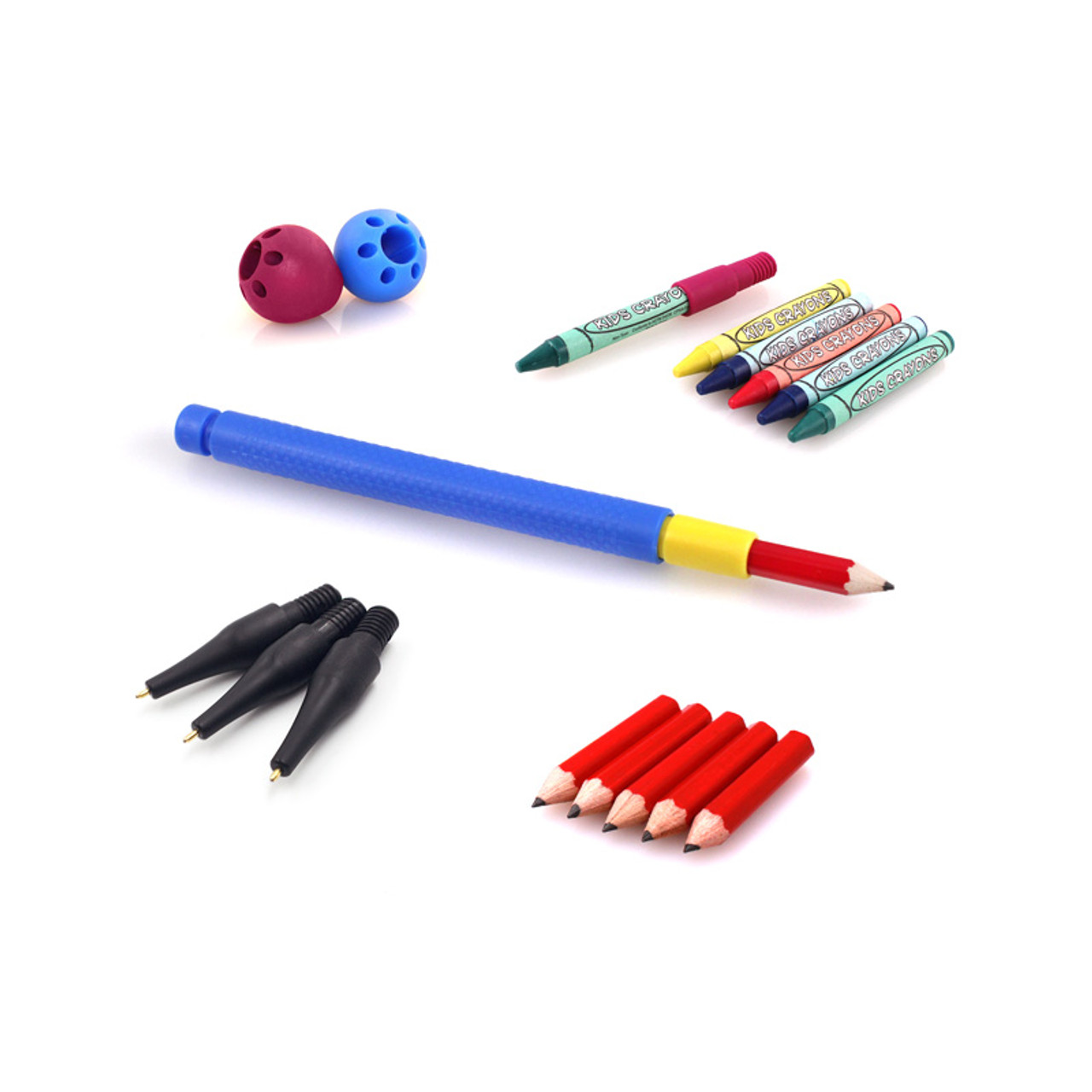 Embouts crayons de cire Z-vibe vibrant - Apprentissage Écriture - Jilu