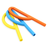 A group of 3 Goshabunga Grabber® P Tubes (Large Hollow Chew Tool); a larger version of our Hollow Grabber, with a larger loop handle and longer hollow stem made for teens and adults