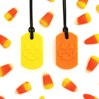 ARK-o'-Lantern Pumpkin Chew Necklace