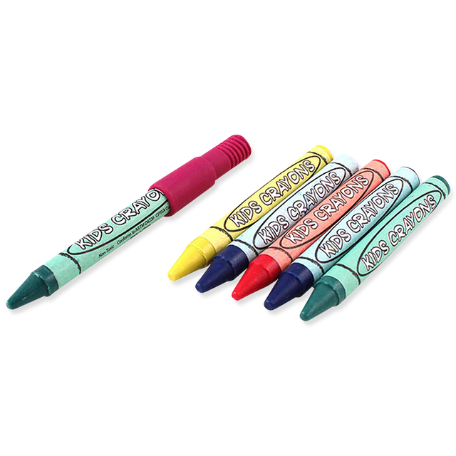 An adaptor that lets you turn the Z-Vibe into a vibrating crayon, sold with 6 crayons An adaptor that lets you turn the Z-Vibe into a vibrating crayon, sold with 6 crayons