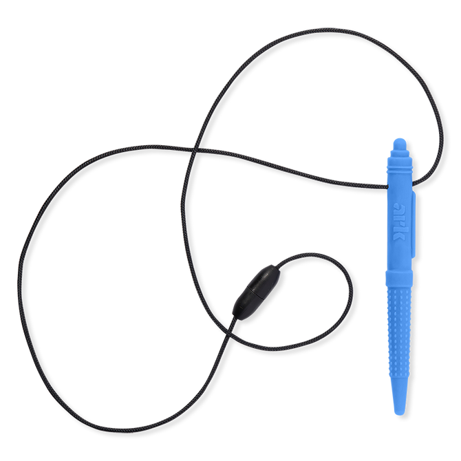 Each Chewable Pen pendant is sold individually on a black breakaway necklace cord