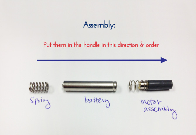 Z-Vibe Motor Assembly | Z-Vibe Spare Parts | ARK Therapeutic