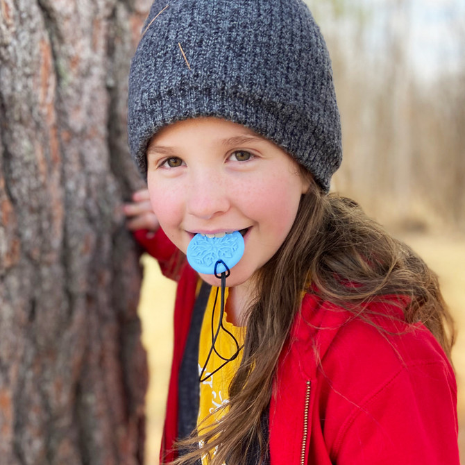 ARK's Blizzard Bite™ Chewable Snowflake Pendant Jewelry
