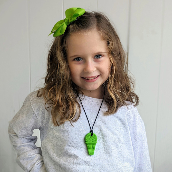 Ice Cream Cone Necklace - Chewable | ARK Therapeutic