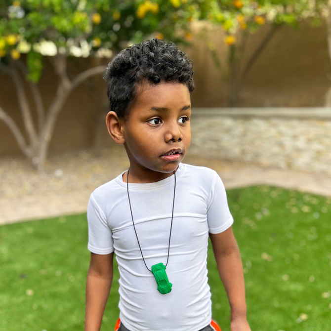 Racecar Chewable Necklace | ARK Therapeutic