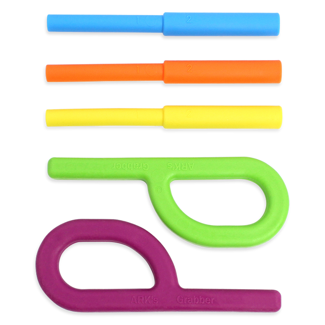 ARK's Bite Tube Hierarchy Set - perfect for practicing biting and chewing skills through a set of chews that increase in resistance as skills improve