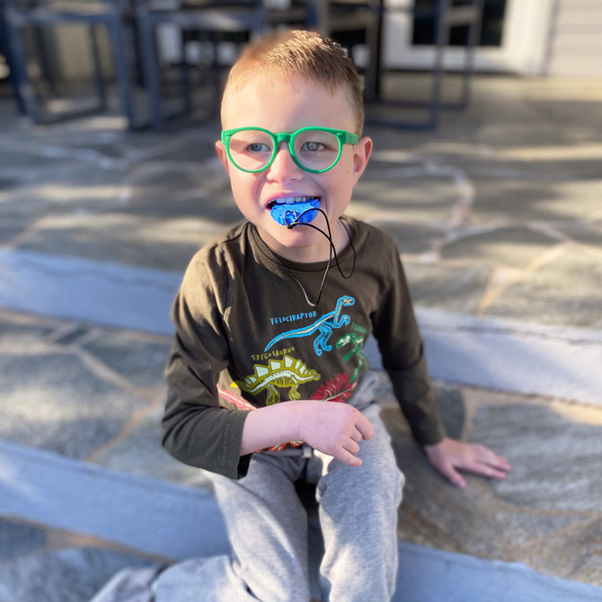 ARK's Triceratops Dinosaur Chew Necklace | Chewelry