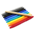 Collection of slender chewable "toothpicks" in a variety of colors