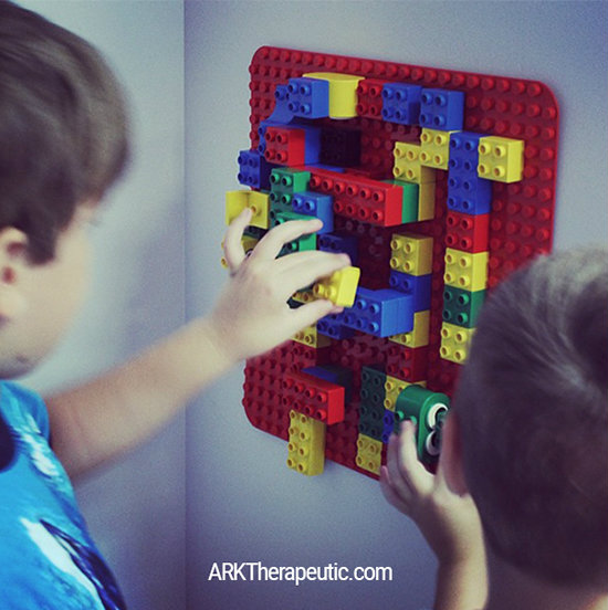 Building a Therapy Lego Wall ARK Products, LLC
