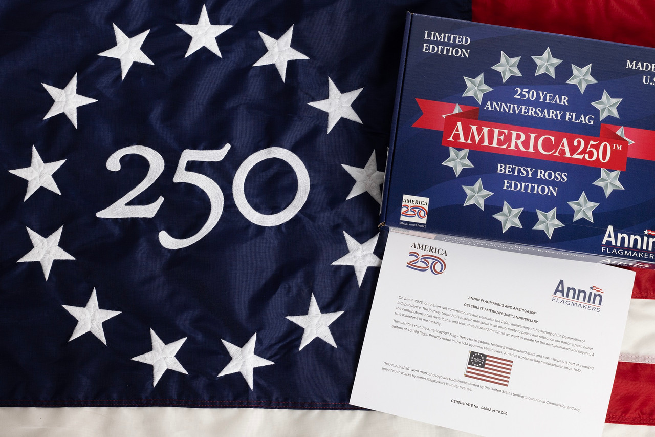 America's 250th Anniversary Flag - Betsy Ross Limited Edition 3x5