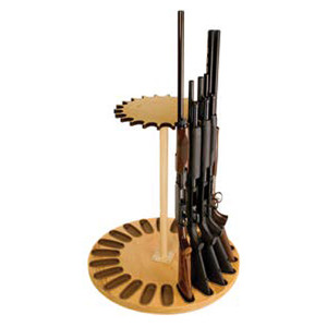 Magnetic 22-Gun Rotary Gun Rack
