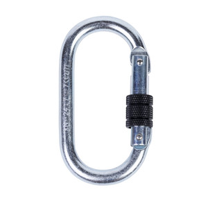 Steel Carabiner - Heavy-Duty Climbing and Utility Use