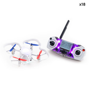 CoDrone EDU JROTC Classroom 18 pack  with "Getting started" 2 hour virtual PD for group up to 12 educators