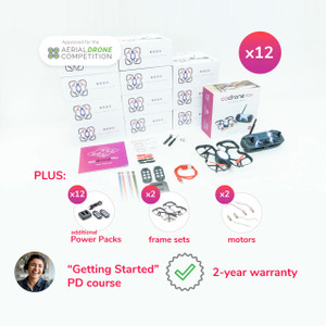 CoDrone EDU Classroom 12 pack  with "Getting started" 2 hour virtual PD for group up to 12 CoDrone EDU Classroom 12 pack  with "Getting started" 2 hour virtual PD for group up to 12