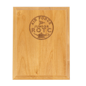 Engraved AFJROTC Oak Plaque