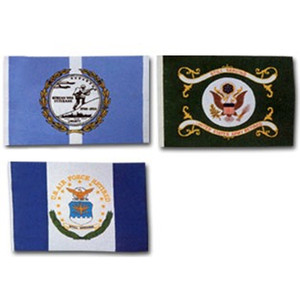 Veterans Flags made of quality nylon available for several branches of service.