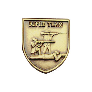 Gold Medal Insert for Rifle Team Recognition Gold Medal Insert for Rifle Team Recognition