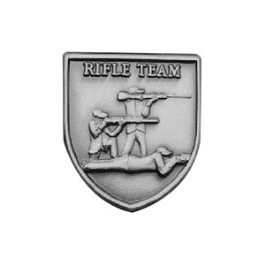 Silver Medal Insert for Rifle Team Recognition Silver Medal Insert for Rifle Team Recognition