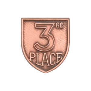 Bronze 3rd Place Medal Insert for Award Medals