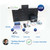 CoDrone EDU JROTC Classroom 18-pack product layout with drone boxes, unboxed units, and included accessories.