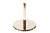 Gold American flag floor stand for indoor use with weighted round base fits 1.25 inch pole