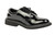 Tact Squad Black Hi-Gloss Leather Oxford Dress Shoes front view