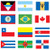 Flags of World Nations Indoor & Parade Use
