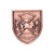 Bronze shield JROTC medal with a Maltese cross bearing 'F', 'H', 'D' letters and a fire helmet emblem.