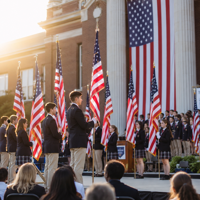 How to Plan a 250th Anniversary Flag Display for Your School or Ceremony