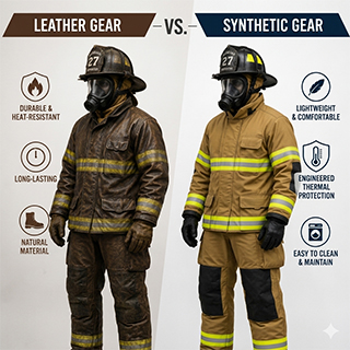 Leather vs Synthetic Firefighter Gear: Which Is Better?