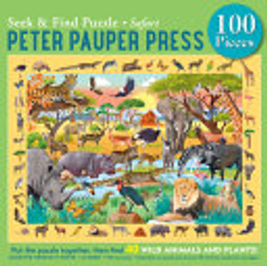 Safari Seek & Find 100-Piece Jigsaw Puzzle