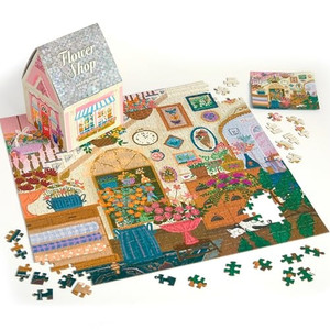 Joy Laforme Flower Shop House Puzzle : 500 Pieces