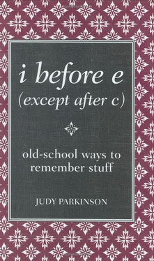 i before e (except after c): old-school ways to remember stuff (Blackboard Books)