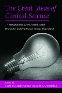 The Great Ideas of Clinical Science: 17 Principles that Every Mental Health Professional Should Understand (U) - SKU 161958
