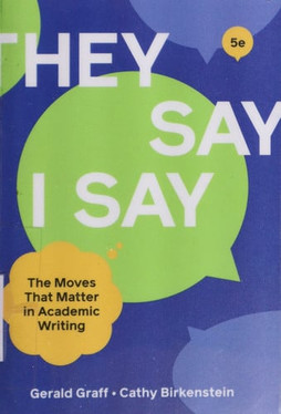 They Say, I Say Fifth Edition with Registration Card (U) - SKU 170165