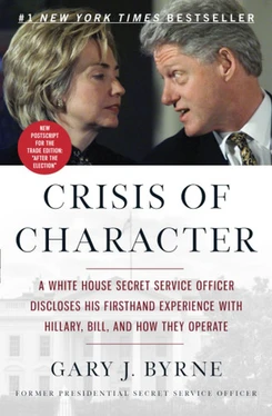 Crisis of Character: A White House Secret Service Officer Discloses His Firsthand Experience with Hillary, Bill, and How They Operate