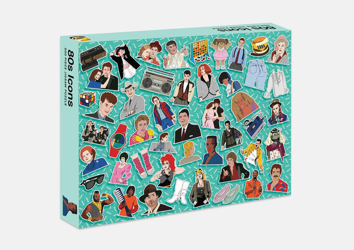 80s Icons: 500-Piece Jigsaw Puzzle (N)