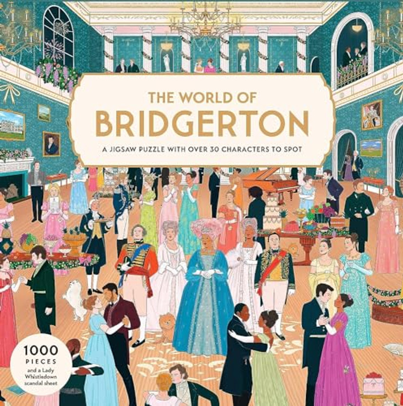 The World Of Bridgerton 1000 Piece Puzzle: A 1000-piece Jigsaw Puzzle With Over 30 Characters To Spot (hardback Or Cased Book)