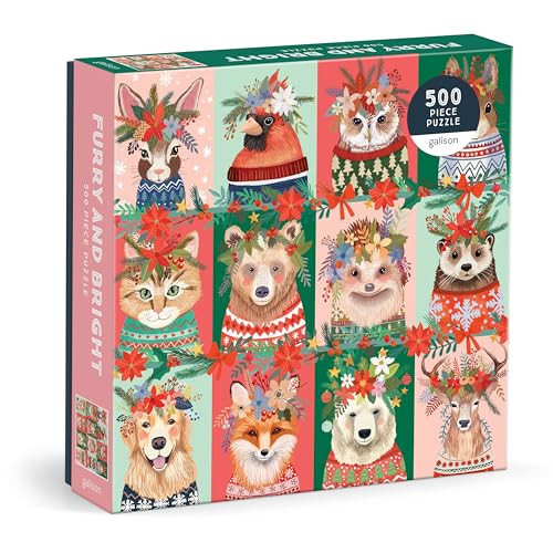 Furry And Bright Puzzle : 500 Pieces (N)