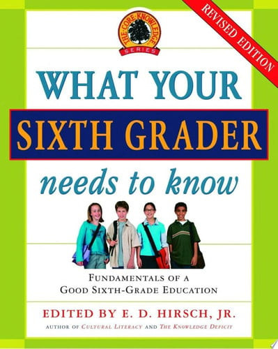 What Your Sixth Grader Needs to Know: Fundamentals of a Good Sixth-Grade Education, Revised Edition (The Core Knowledge Series) (U)