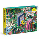 Galison Book World 1000 Piece Puzzle Fun And Challenging Activity With Bright And Bold Artwork Of Literary Characters And Books For Adults And Families (N)