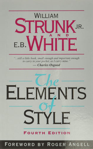 The Elements of Style (4th Edition) (U) - SKU 161853