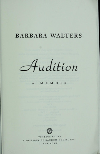 [Audition (Vintage)] [Author: Walters, Barbara] [December, 2009] (U) - SKU 163419