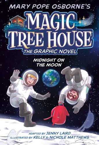Midnight on the Moon Graphic Novel (Magic Tree House Graphic Novels) (N) - SKU 163478